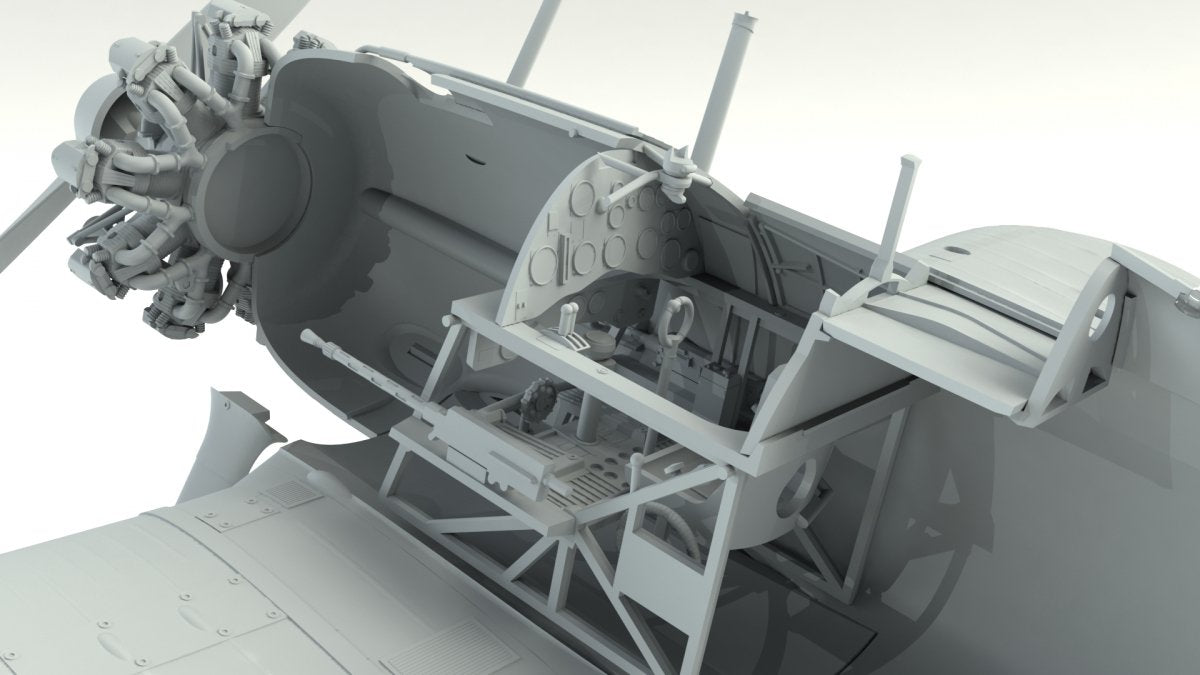 ICM 32040 Gloster Gladiator Mk.I, chasseur britannique de la Seconde Guerre mondiale, échelle 1/32 – image 11