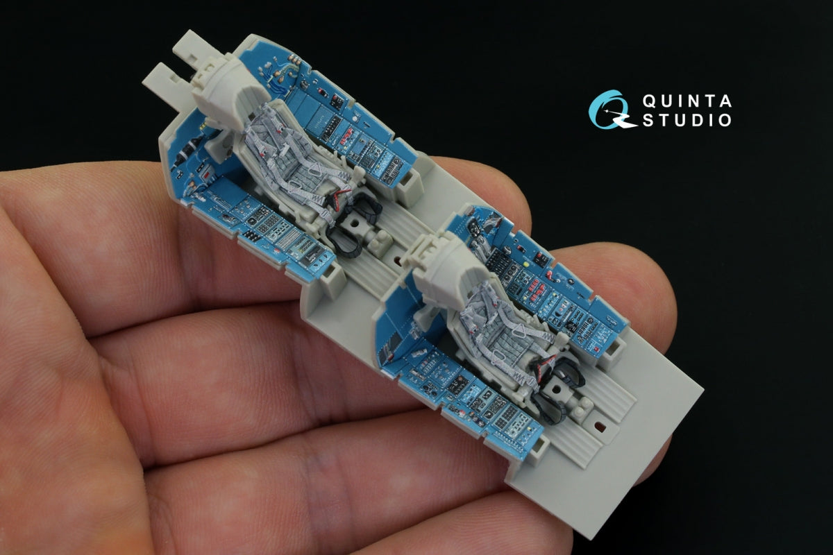 Intérieur imprimé en 3D et coloré sur papier décalcomanie Quinta Studio QD48212 Su-30MKK (KittyHawk) 1/48 – image 8