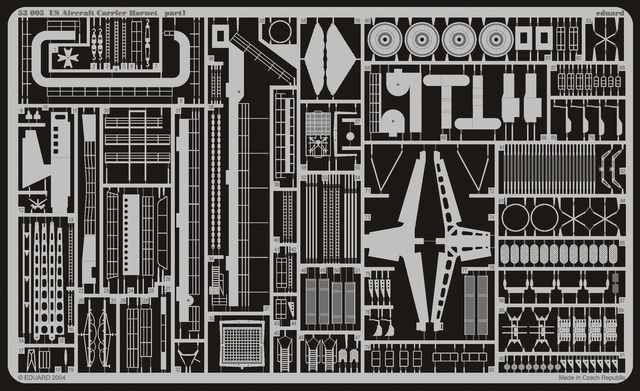 Eduard 53005 Porte-avions américain Hornet 1/350 Trumpeter