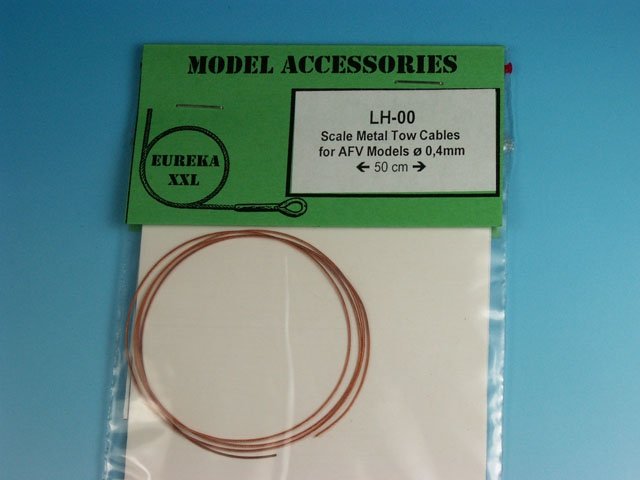 Câble métallique Eureka XXL LH-00 0,4 mm x 50 cm, câble de remorquage