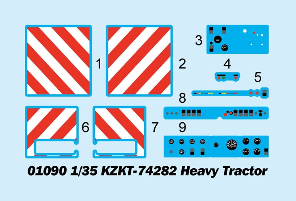 Trumpeter 01090 KZKT-74282 Tracteur lourd 1/35 – Bild 4