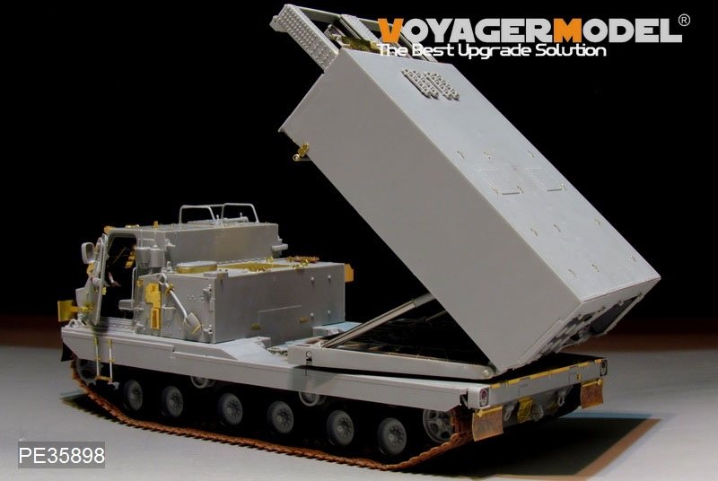 Voyager modèle PE35898 moderne US M270A1 Mittlere Artillerie Racketen système de base pour TRUMPETER 1/35 – image 6