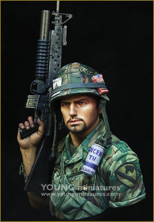 Young Miniatures YM1866 1re division de cavalerie américaine, Vietnam 1970, échelle 1/10