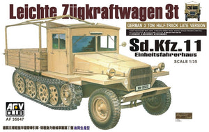 AFV Club 35047 Sd.Kfz.11 3 tonnes Half Track Version tardive (1/35)