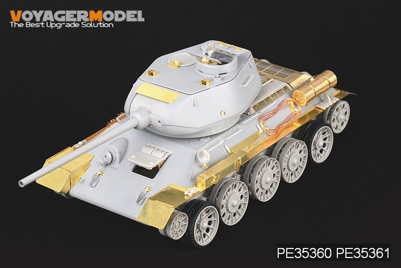 Maquette Voyager PE35360 T-34/85 russe de la Seconde Guerre mondiale pour AFV 35145 au 1/35 – image 2