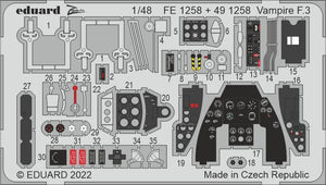 Eduard BIG49328 Vampire F.3 AIR 1/48 – Bild 3