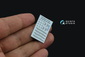 Quinta Studio QP72006 Plaques de renfort de queue pour F/A-18A/B/C/D (tous les kits) 1/72 – immagine 2