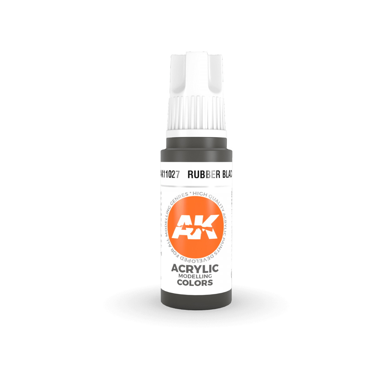 AK Interactive AK11027 Caoutchouc Noir 17 ml
