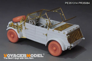 Kit de mise à niveau Voyager Model PE351314 pour Kubelwagen Type 82 (version troupes d&amp;#39;Afrique) de la Seconde Guerre mondiale, compatible avec le modèle MENG VS-015 au 1/35. – image 10