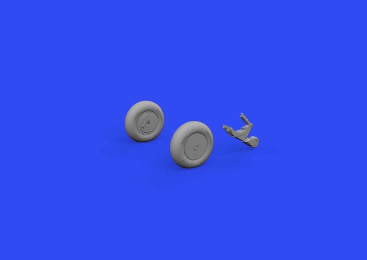 Roues Eduard 648808 A6M avec pneu lisse EDUARD 1/48 – imagen 2