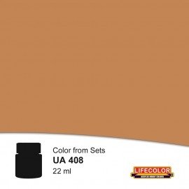 Lifecolor UA408 Uniformes allemands Marron clair 22 ml