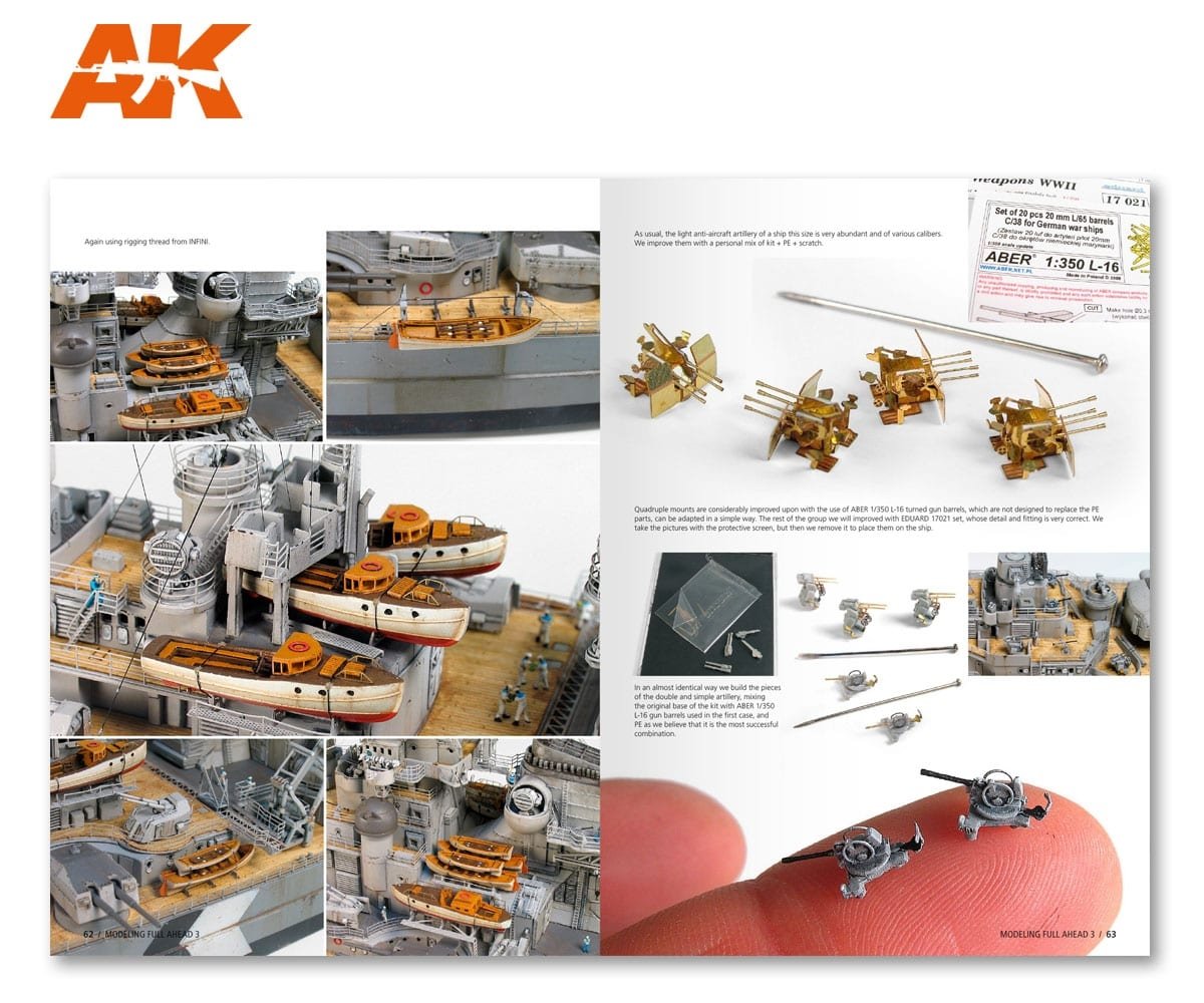 AK Interactive AK249 MODÉLISATION À FOND 3 : BISMARK &amp;amp; TIRPITZ (Anglais) – Bild 10