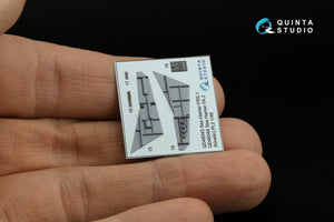 Intérieur imprimé en 3D et coloré sur papier décalcomanie (Kinetic) Quinta Studio QD48343 Sea Harrier FRS.1 1/48 – immagine 5