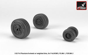 Roues Armory Models AW32308 F-4 Phantom-II avec pneus lestés, échelle 1/32 (fin de série) – Bild 2