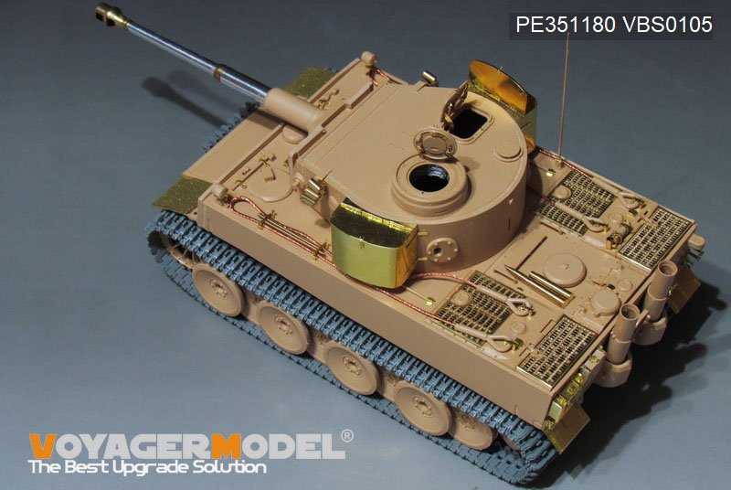 Maquette Voyager PE351180 Char Tiger I allemand de la Seconde Guerre mondiale, production initiale (pour RFM 5075) 1/35 – image 9