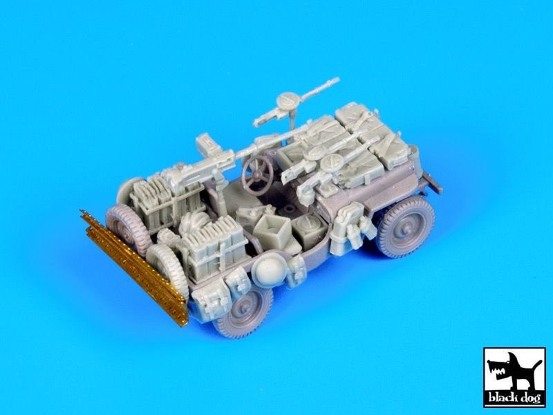Jeep SAS britannique Black Dog T72063, Afrique du Nord 1942, pour Dragon, échelle 1/72 – image 5