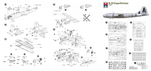 Hobby 2000 72070 B-29 Superfortress (ACADÉMIE + CARTOGRAPHIE + MASQUES) 1/72 – immagine 2
