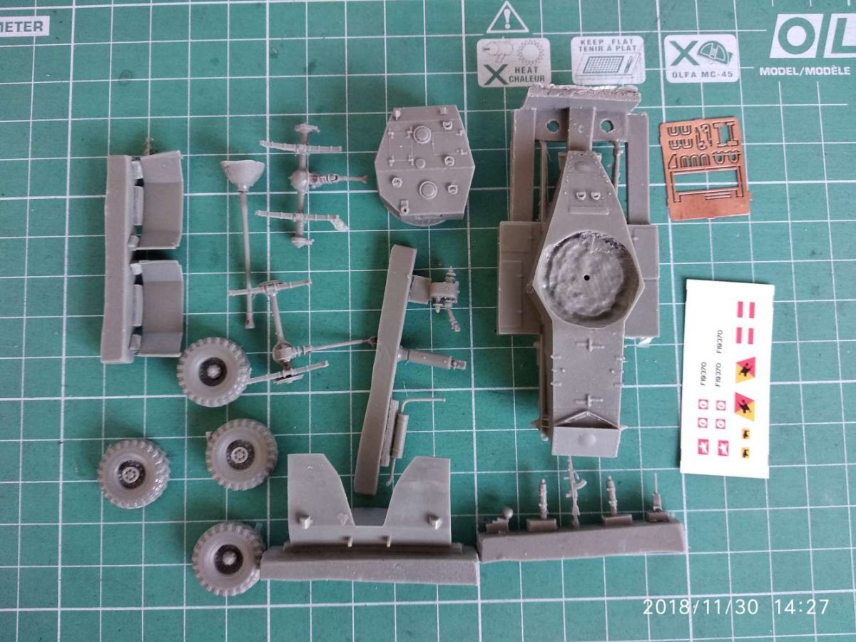 Maquette de voiture blindée britannique AEC Mk.III (réf. 72036) au 1/72 – image 3