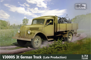 IBG 72150 Camion allemand V3000S 3t, production tardive, échelle 1/72
