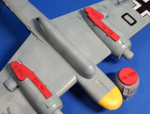 Omask 74813 Bouchons de passage de roue Henschel Hs 129 (pour Hasegawa, MN Hobby, Hobby 2000) 1/48  – imagen 2