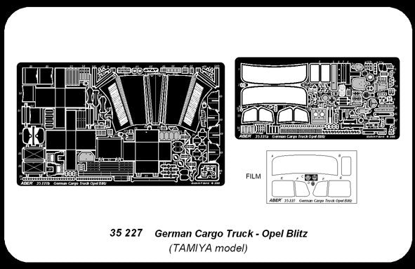 Aber 35227 Camion Cargo Allemand - Opel Blitz (1/35) – image 4