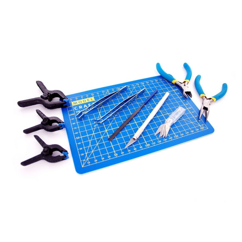 Coffret d'outils de modélisme Modelcraft PTK1015 (15 pièces)