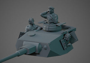 Panzer Art FI35-099 Équipage de tourelle de Panzerjacke allemand (chars PzIII et PzIV) 1/35