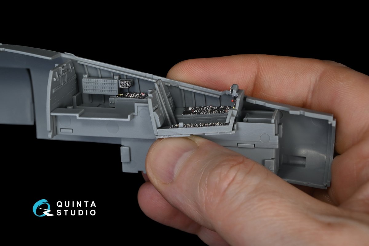 Intérieur imprimé en 3D et coloré sur papier décalcomanie Quinta Studio QD48132 F-4S (pour kit ZM SWS) 1/48 – image 4