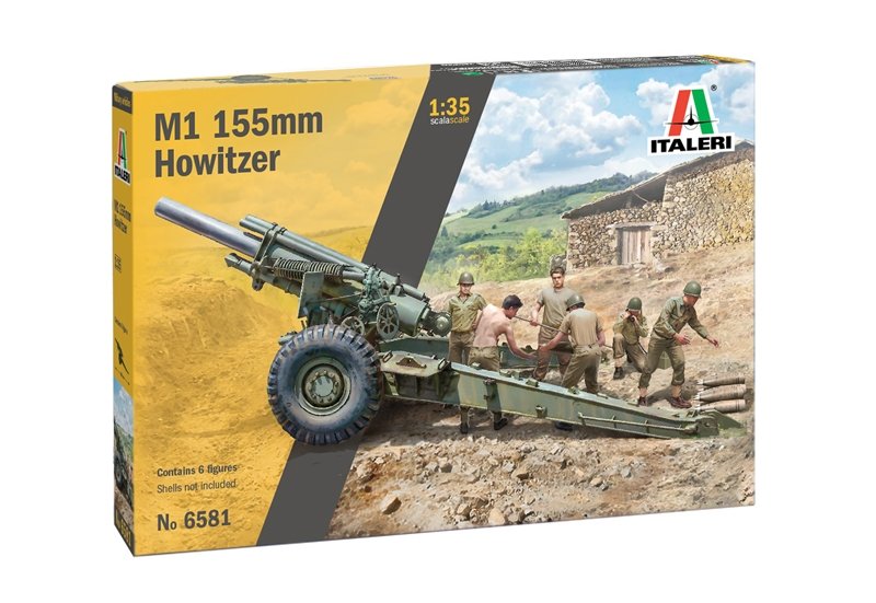 Italeri 6581 M1 Obusier de 155 mm 1/35