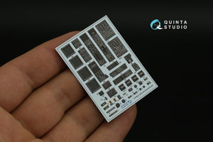 Quinta Studio QD+35106 AH-64D 3D-Printed &amp;amp; coloured Interior on decal paper (Takom) (with 3D-printed resin parts) 1/35 – zdjęcie 12