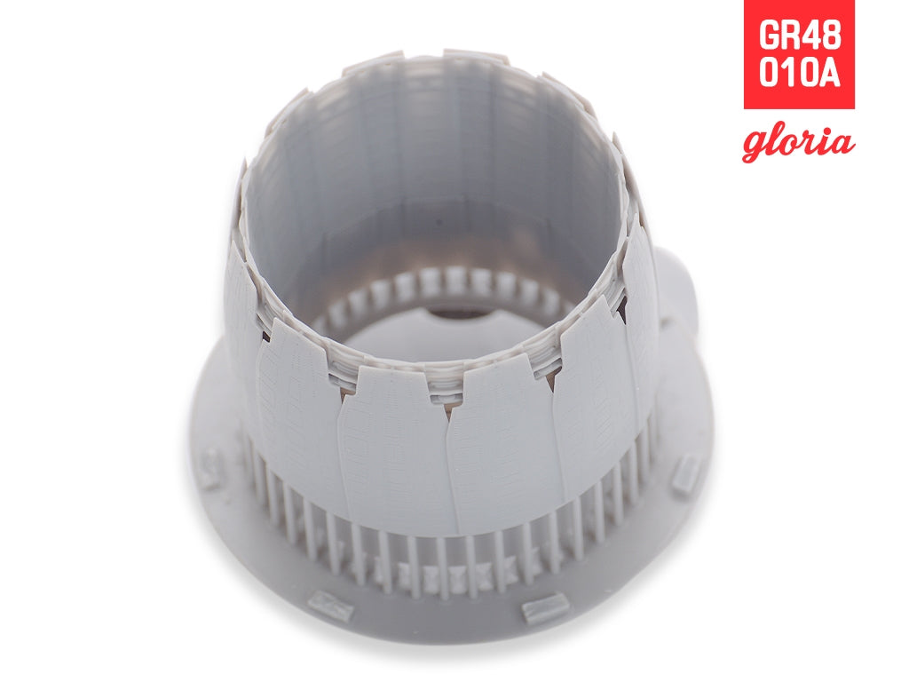 Gloria GR48010A F-14B/D F110-GE-400 Tuyère d&amp;#39;échappement et postcombustion OUVERTES TAMIYA/GWH 1/48  – Bild 5