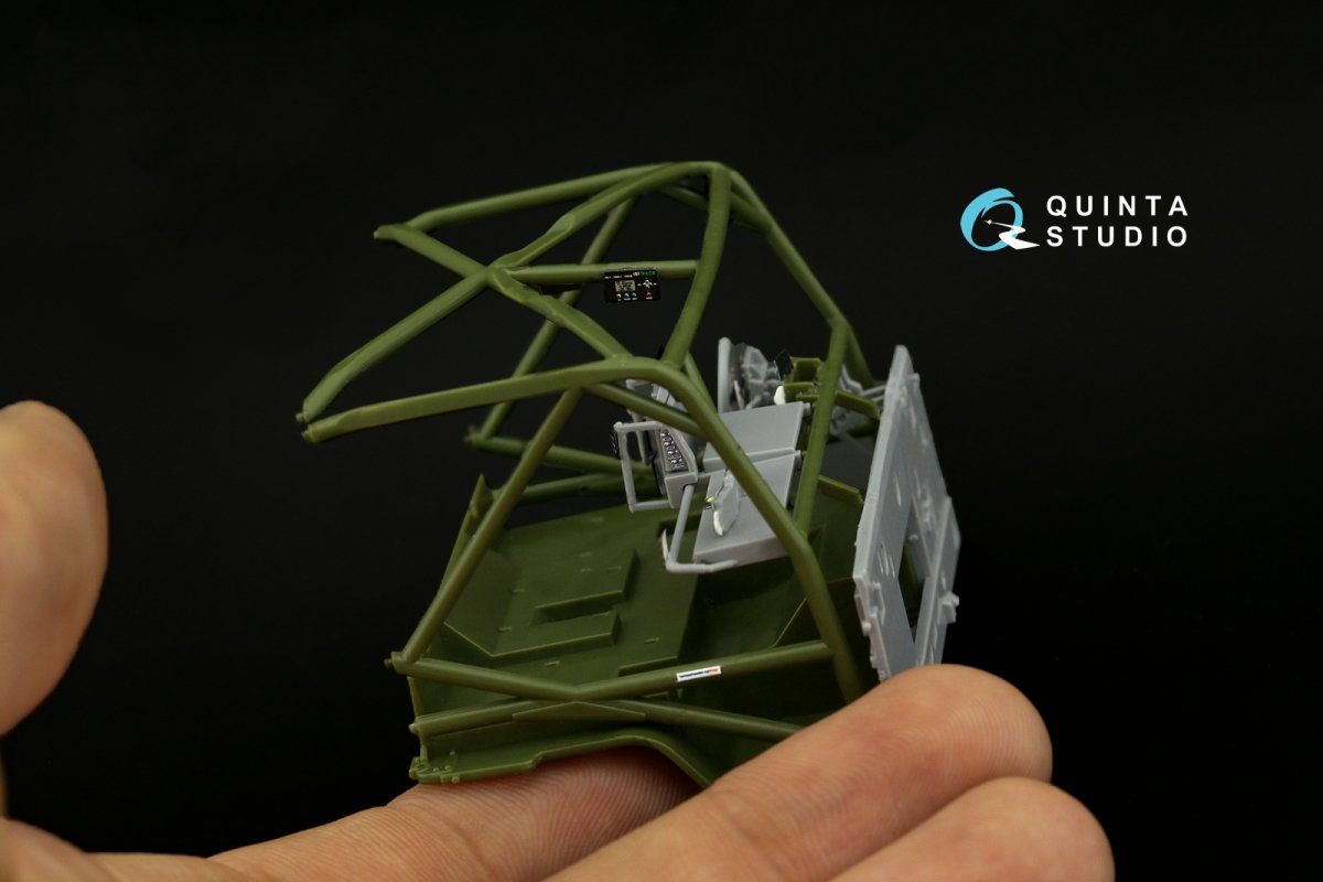 Quinta Studio QD35068 KAMAZ-43509 3D-Printed &amp;amp; coloured Interior on decal paper (Zvezda) 1/35 – zdjęcie 6