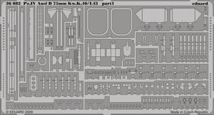 Edouard 36082 Pz. IV Ausf. Quartier D K.40/ L43 75mm 1/35 Dragon – immagine 2