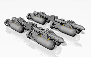 Armory Models ACA4810c MZBD-4UT avec 4 bombes explosives soviétiques OFAB-100-120, kit d&amp;#39;armement en résine avec pièces en photodécoupe, échelle 1/48 – immagine 2
