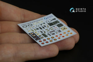 Intérieur imprimé en 3D et coloré sur papier décalcomanie pour la gamme HUMVEE de Quinta Studio QD35039 (Tamiya) à l&amp;#39;échelle 1/35 – image 12