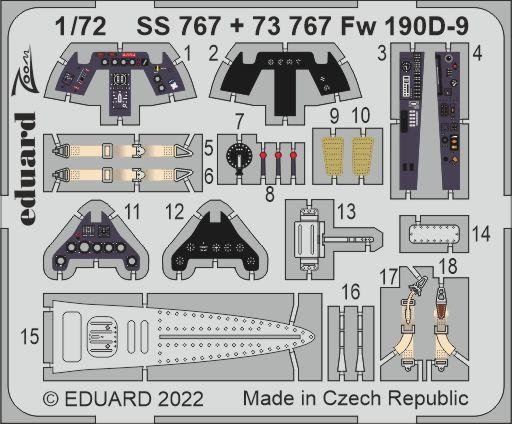 Eduard 73767 Fw 190D-9 IBG 1/72  – imagen 2