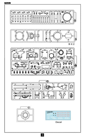 Modelcollect UA72139 Poing de guerre allemand WWII E-75 Ausf.Vierfubler Einauge [2 en 1] Janus (1/72) – immagine 4