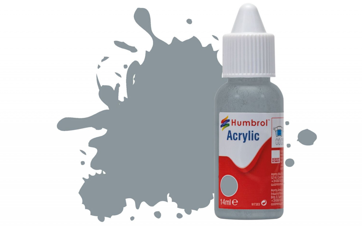 Humbrol DB0087 N° 87 Gris Acier - Mat - 14 ml