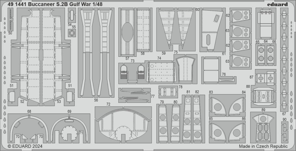 Eduard BIG49415 Buccaneer S.2B Guerre du Golfe AIRFIX 1/48  – Bild 3