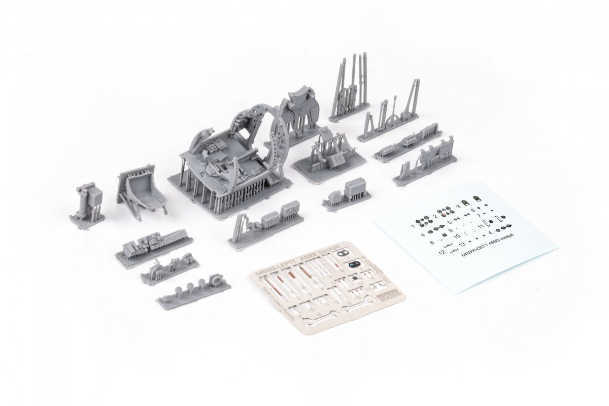 Maquette Eduard 648800 A6M3 cockpit à imprimer EDUARD au 1/48 – immagine 7