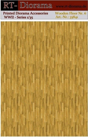 RT-Diorama 35841 Printed Accessories: Wooden Floor Nr.6 1/35