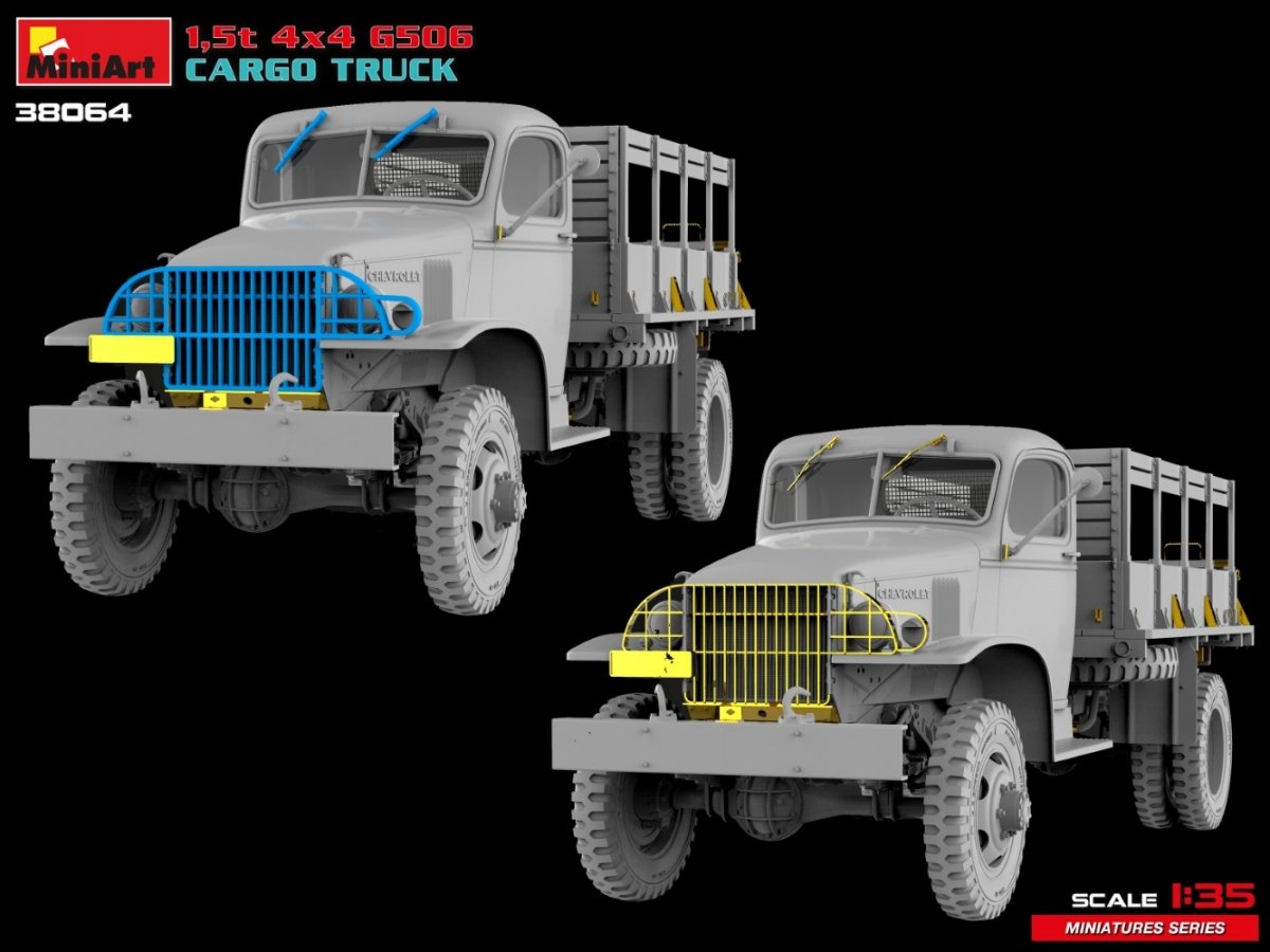 MiniArt 38064 1,5t 4×4 G506 CAMION CARGO 1/35 – Bild 11