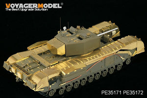 Garde-boues pour char d&amp;#39;infanterie britannique Churchill Mk.III de la Seconde Guerre mondiale, modèle Voyager PE35172, pour AFV CLUB 35153, échelle 1/35 – immagine 6