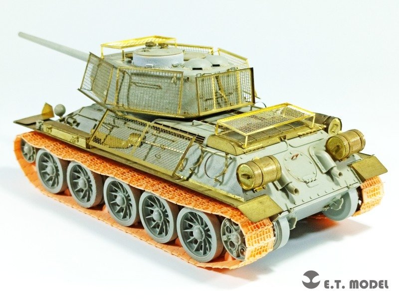 ET Model P35-017 Chenilles fonctionnelles (impression 3D) pour char soviétique T-34, largeur 500 mm, maillons moulés (type 1942), échelle 1/35 – Bild 4