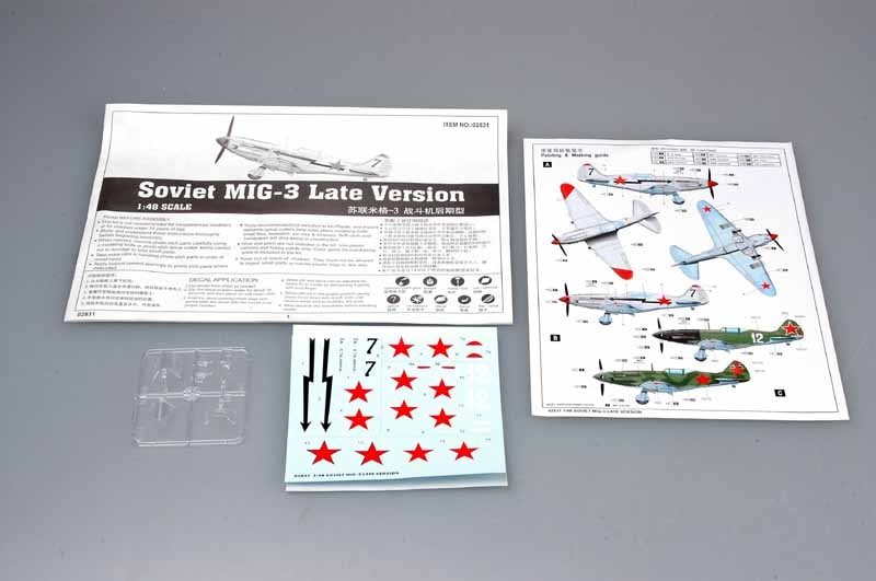 Trumpeter 02831 MiG-3 soviétique version tardive (1/48) – imagen 3