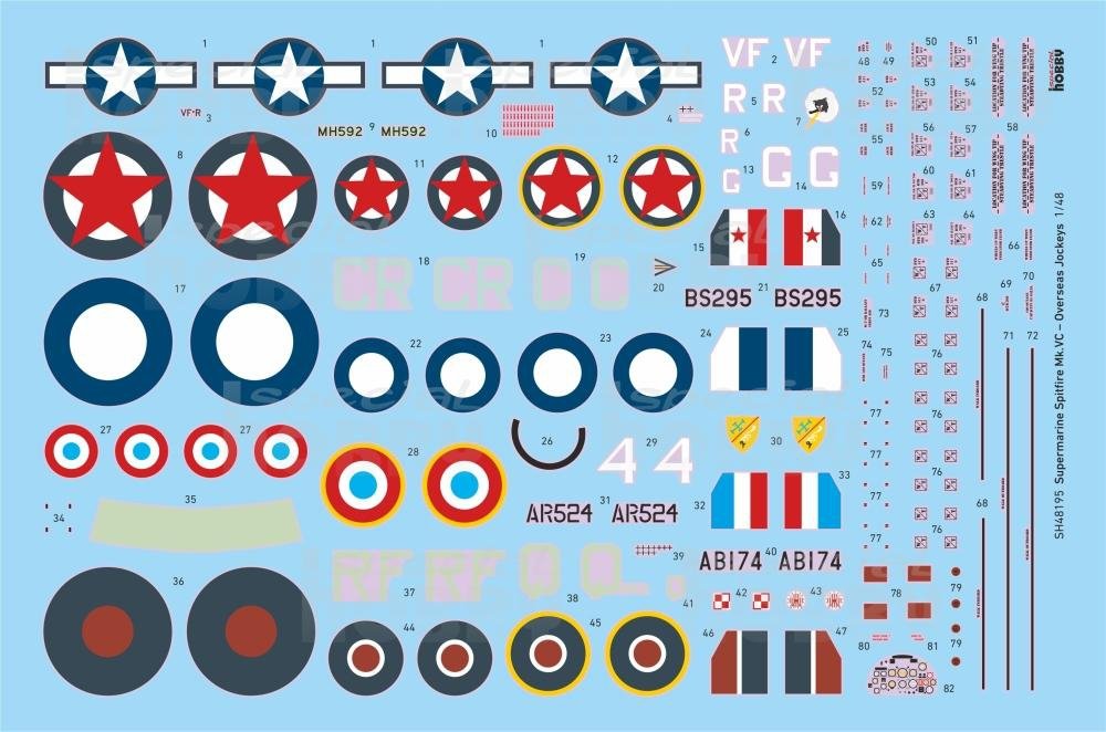 Special Hobby 48195 Supermarine Spitfire Mk. VC « Jockeys d&amp;#39;outre-mer » 1/48 – immagine 7