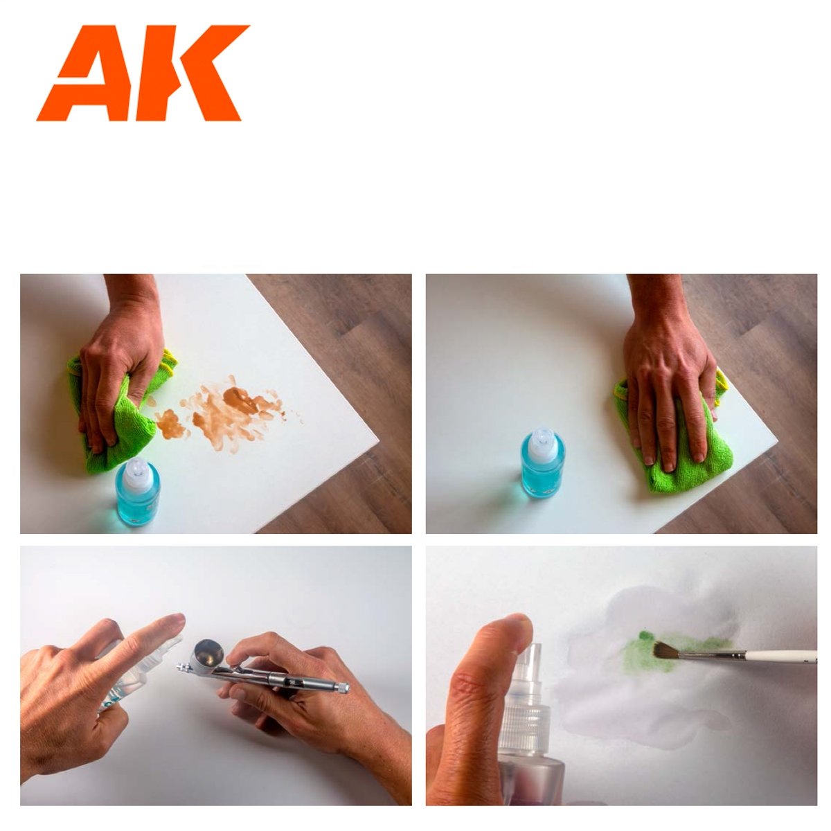 Nettoyant pour atomiseur acrylique AK9315 d&amp;#39;AK Interactive, 125 ml – imagen 2