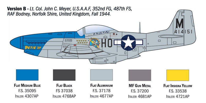 Italeri 1484 P-51D Mustang Aces 1/72 – immagine 4