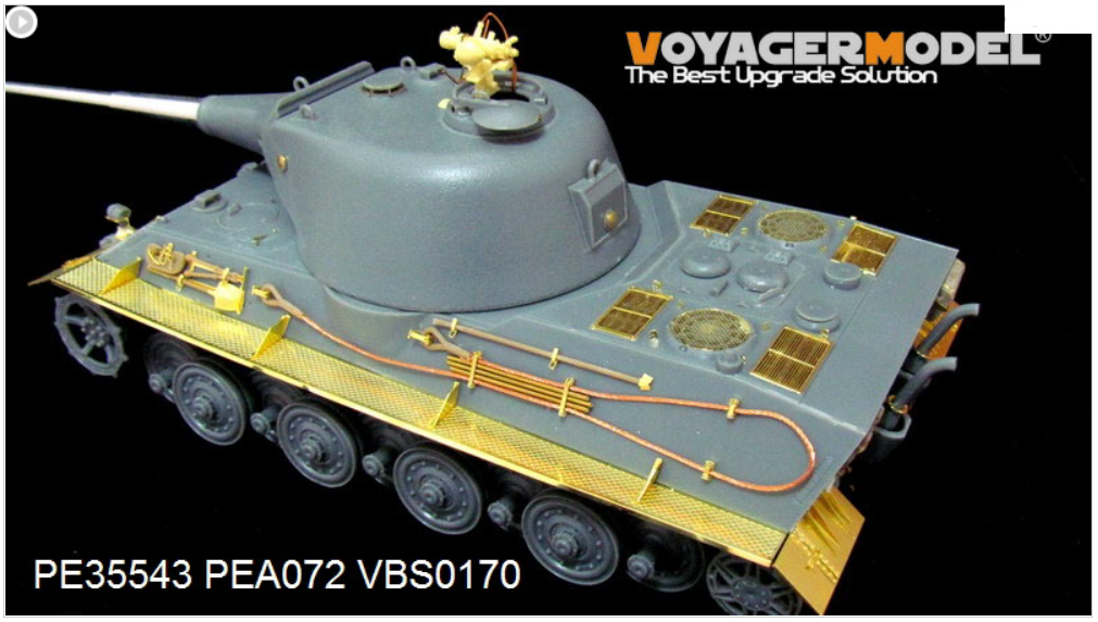 Maquette Voyager PE35543, char super lourd allemand Pz.Kpfw.VII Lowe de la Seconde Guerre mondiale, pour modélisme amusant, référence 35A005, échelle 1/35 – immagine 4