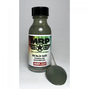 Peinture MR. Paint MRP-335 BSC n° 34 Véhicule blindé britannique de la Seconde Guerre mondiale 30 ml